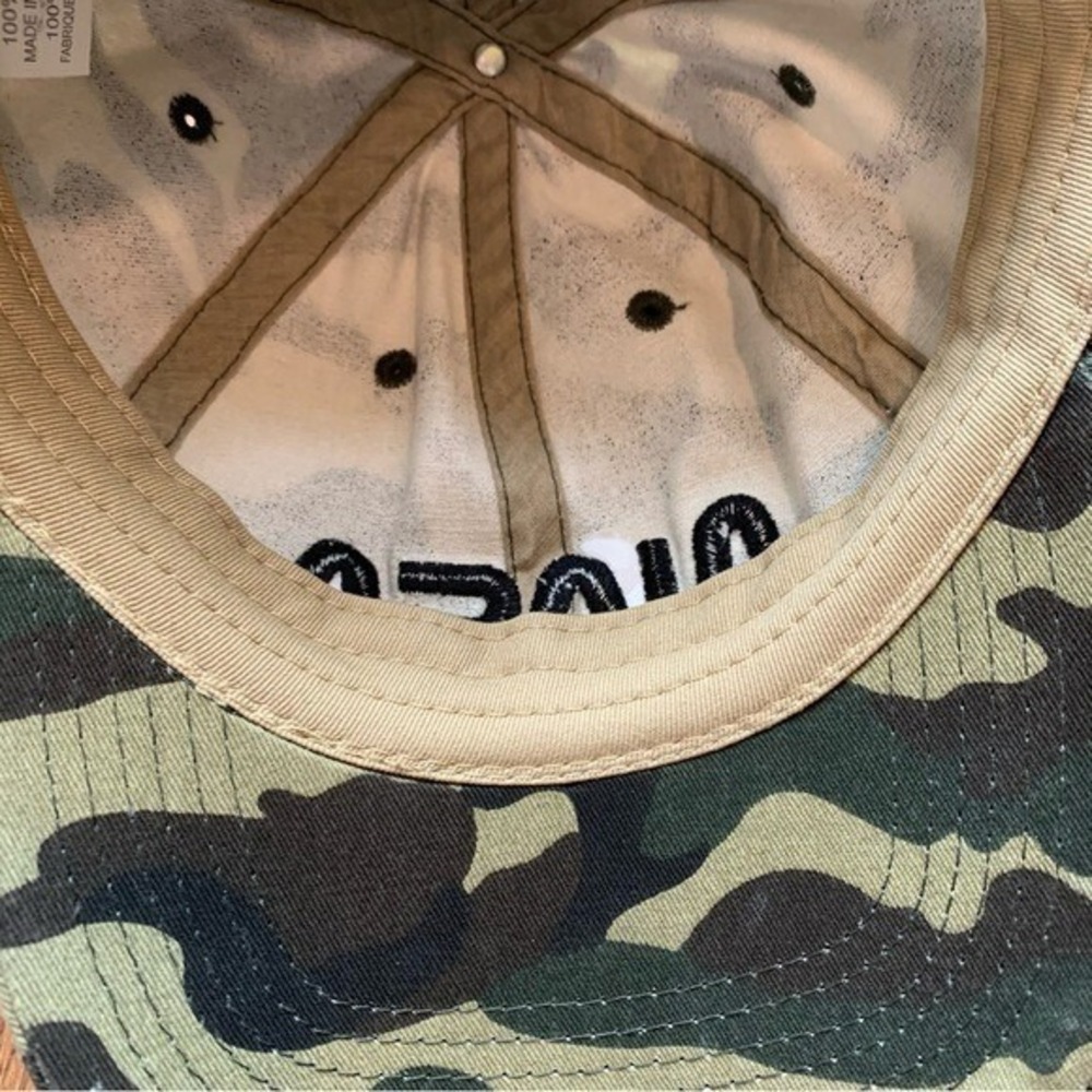 NASA Camo Hat One Size Green NEW Military Space Logo Streetwear Y2K - Picture 6 of 6
